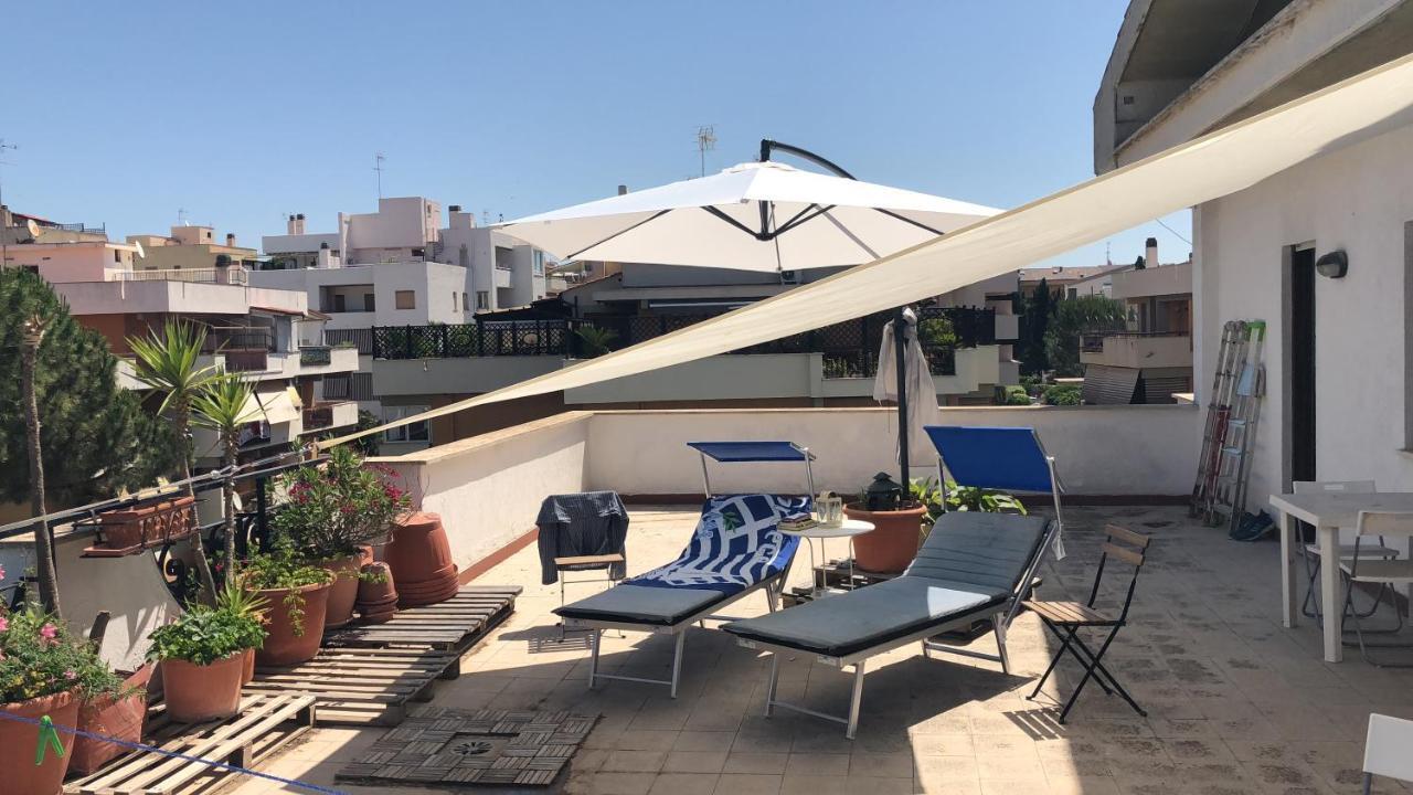 סנטה מרינלה Attico Terramare - Beach & Maxi Terrace & Electricbbq מראה חיצוני תמונה