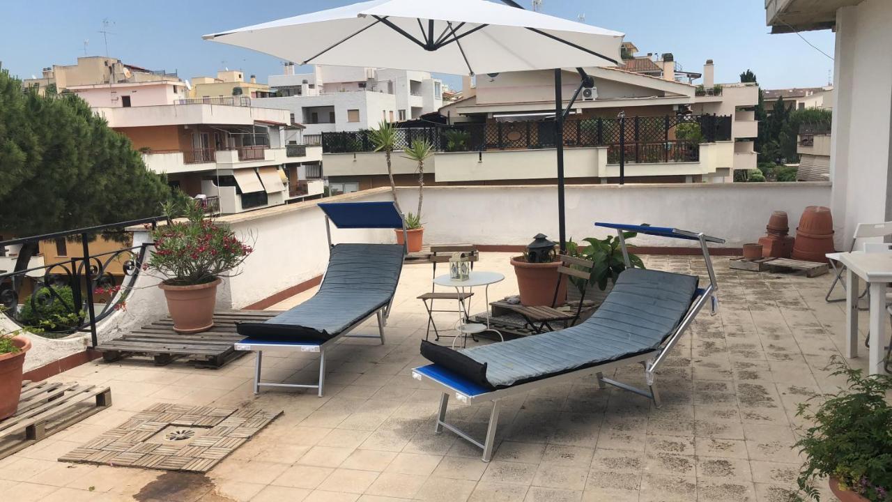 סנטה מרינלה Attico Terramare - Beach & Maxi Terrace & Electricbbq מראה חיצוני תמונה